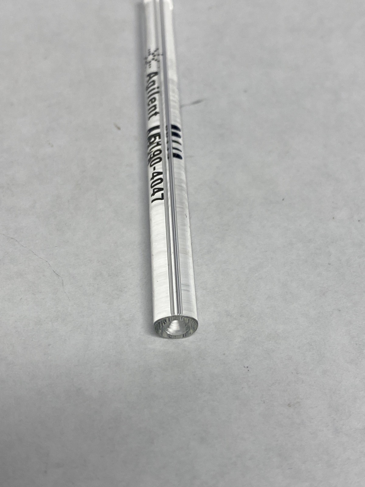 Used AGILENT GC Ultra Inert Inlet Liner Splitless Straight 1mm ID 60uL 5190-4047