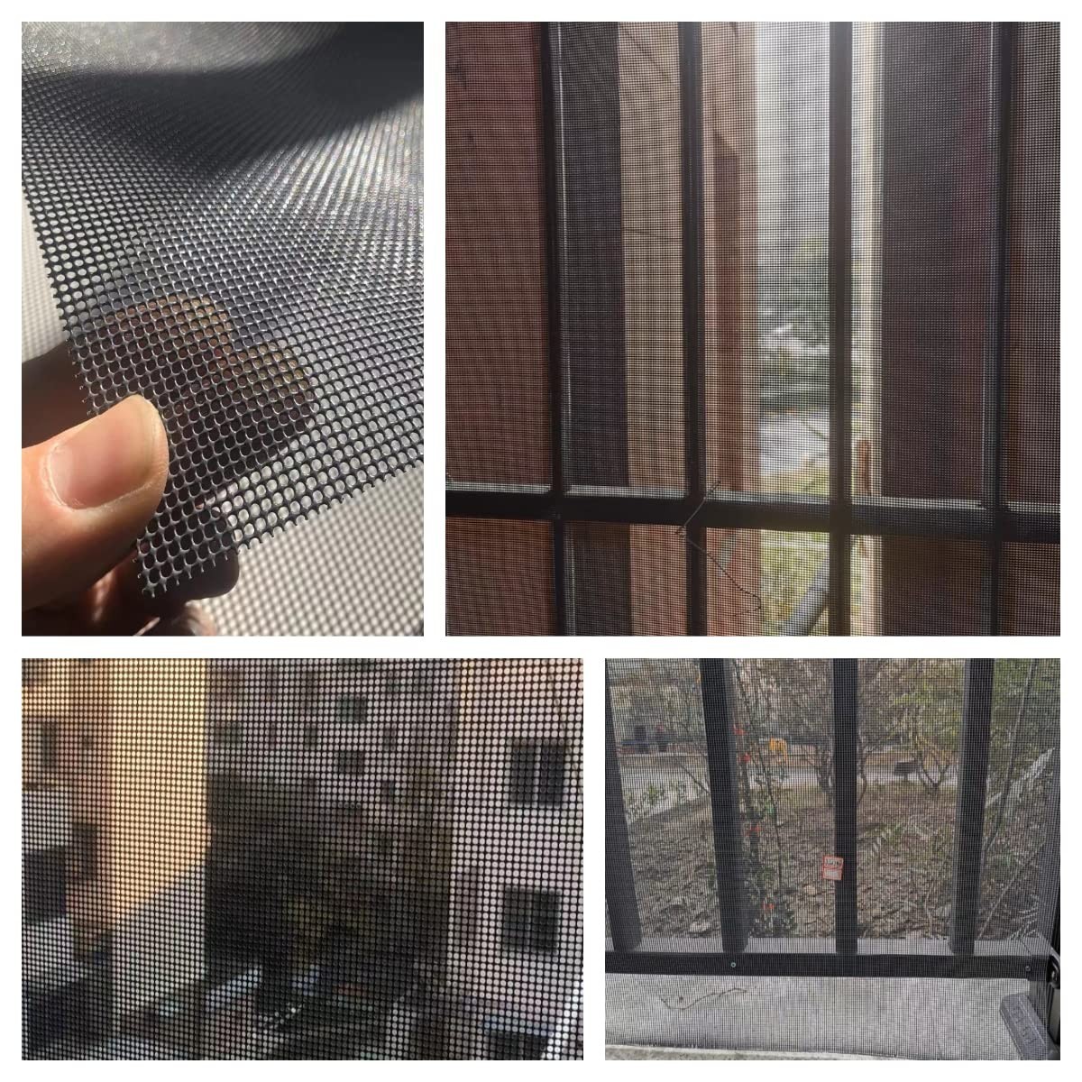 Rust-Resistant 304 Mesh Screen for Vents & Cabins – Easy Cut & Customize, 2 Pack