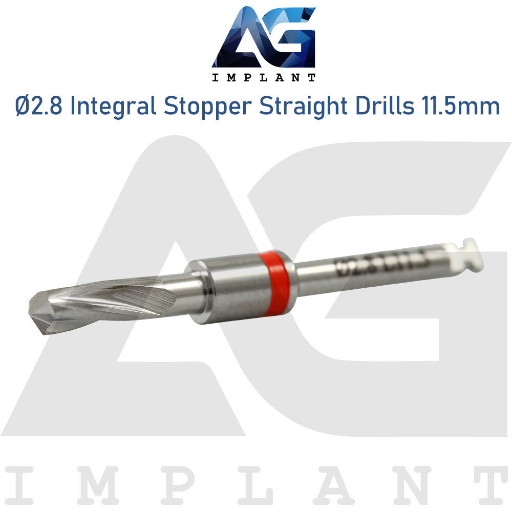 Ø2.8 Integral Stopper Straight Drill External Irrigation Dental Tool