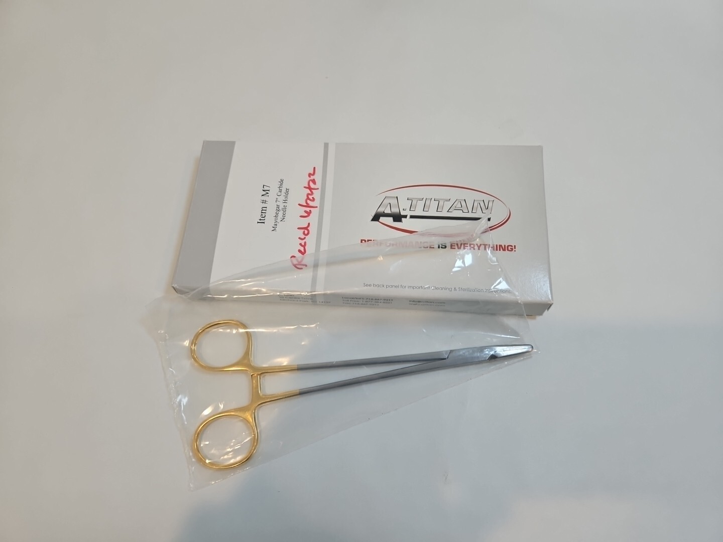A-Titan MAYO-HEGAR CARBIDE NEEDLE HOLDER 7″ Dental
