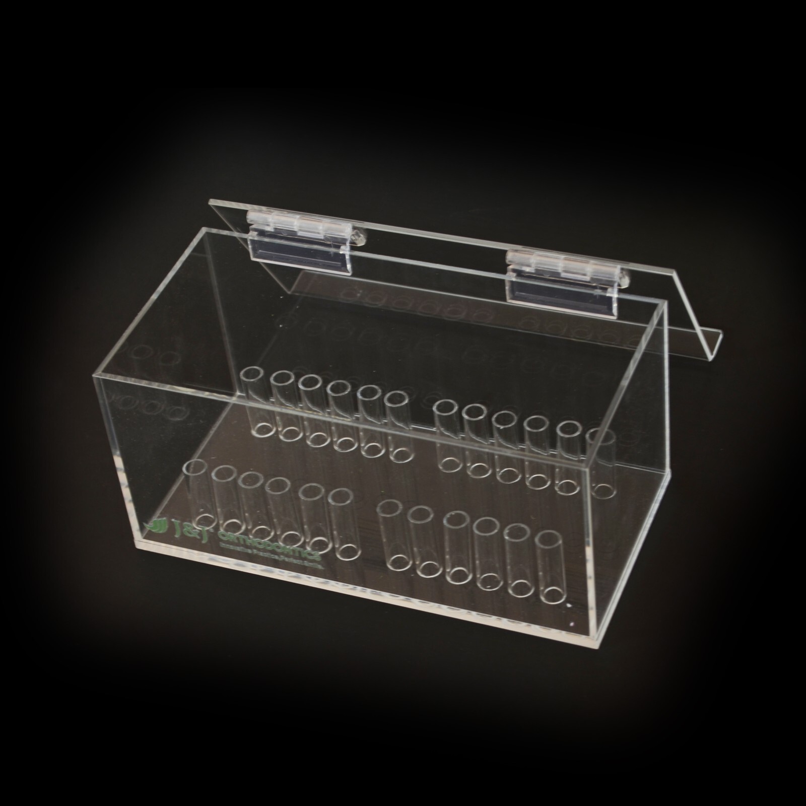 J&J Ortho™ Arch Wire Box Holder / Organizer with Hinged Cover