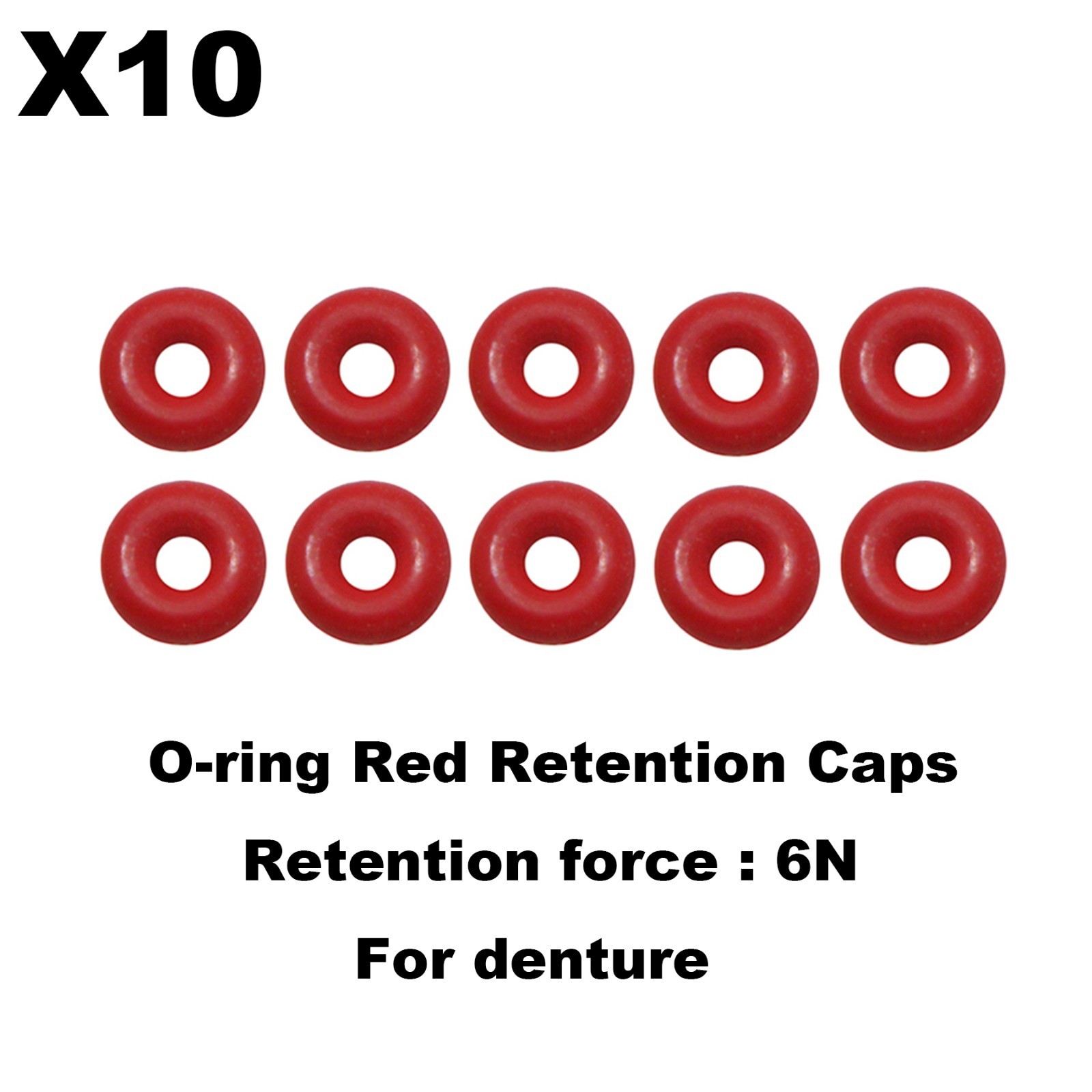 Dental O-ring Retention Caps Implant Kit Fits Ball Abutment For Hiossen Osstem