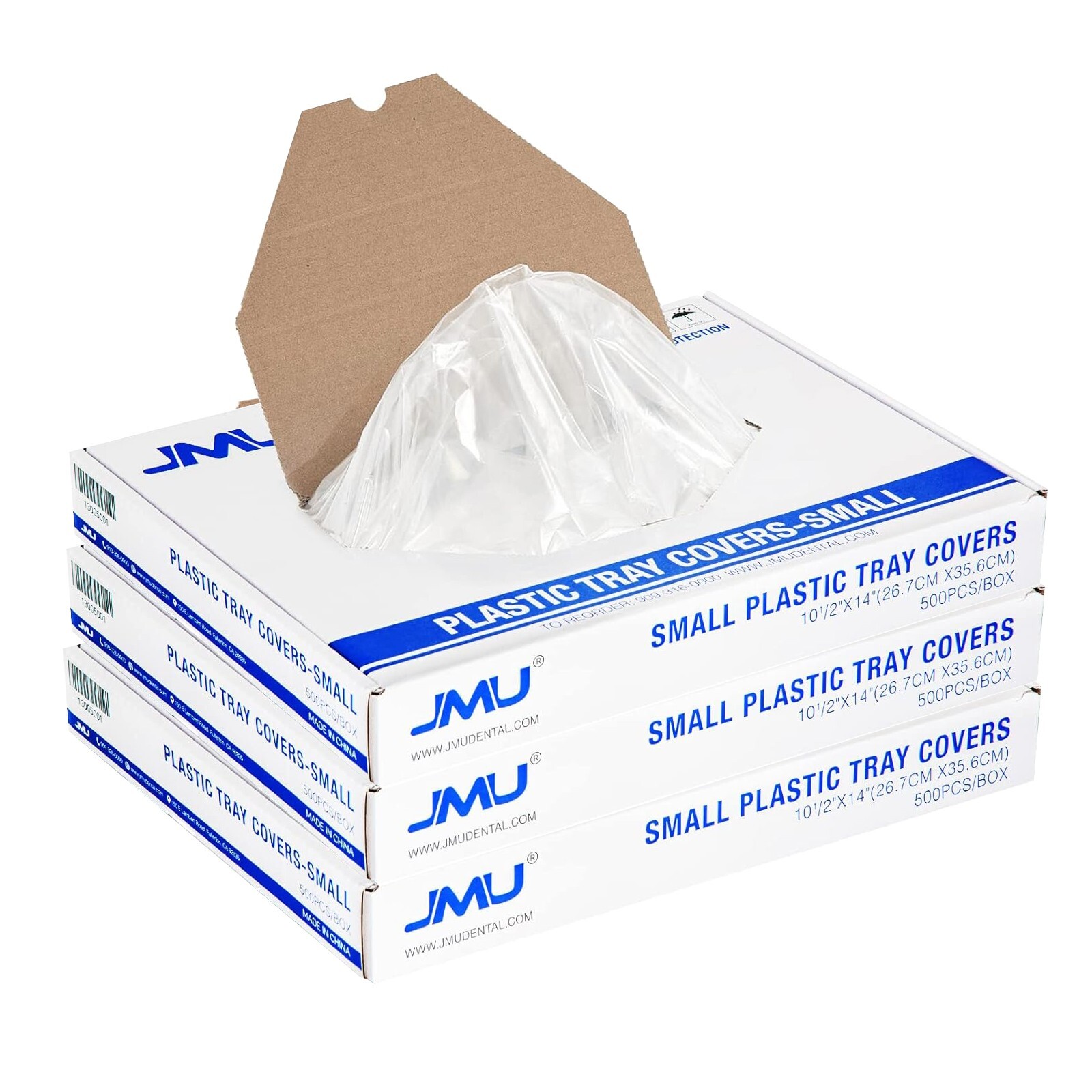 3000pcs JMU Dental Disposable Tray Covers for Size B 10.5″ x 14″ Set Up