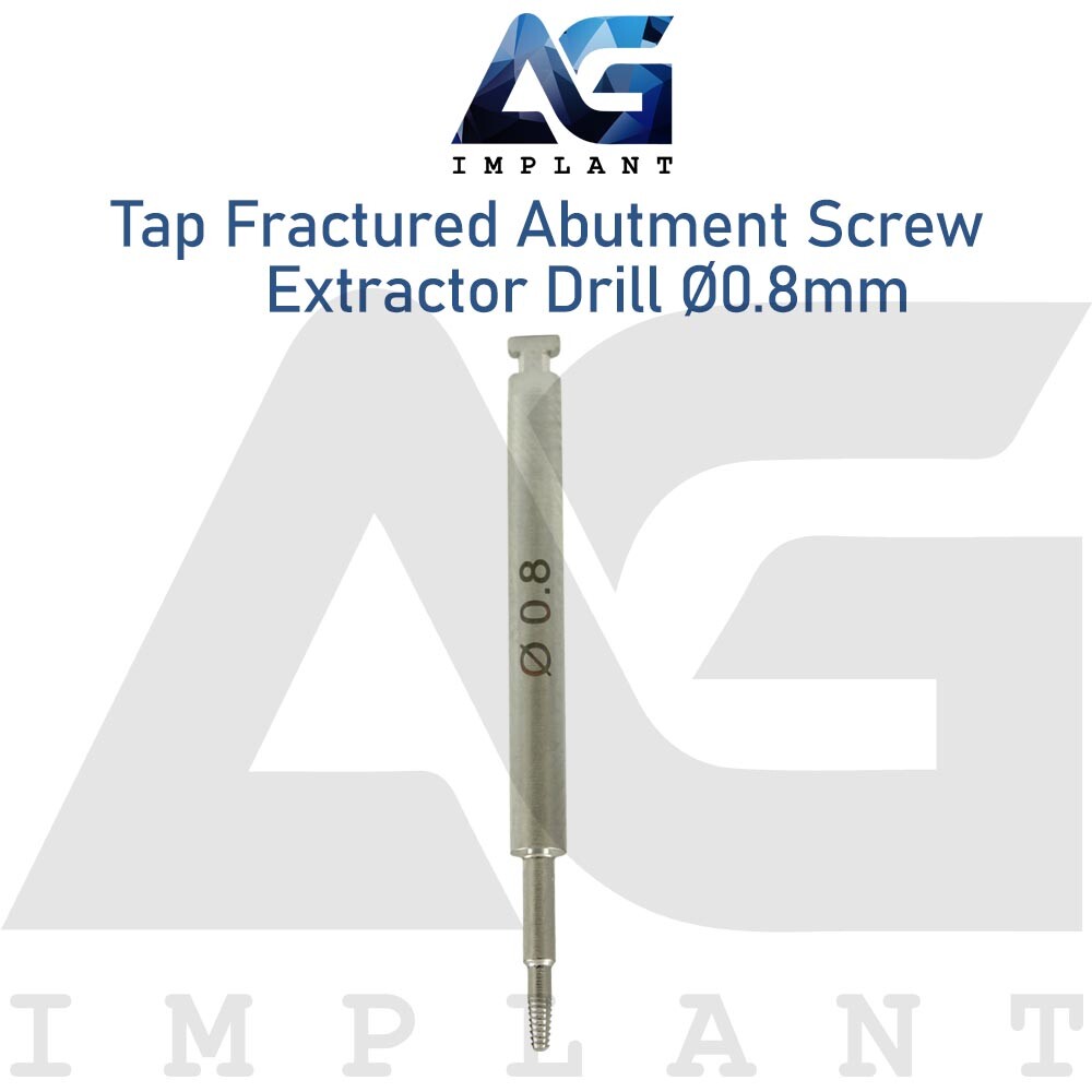 Tap Fractured Dental Prosthetic Screw Extractor Drill Extraction Instrument