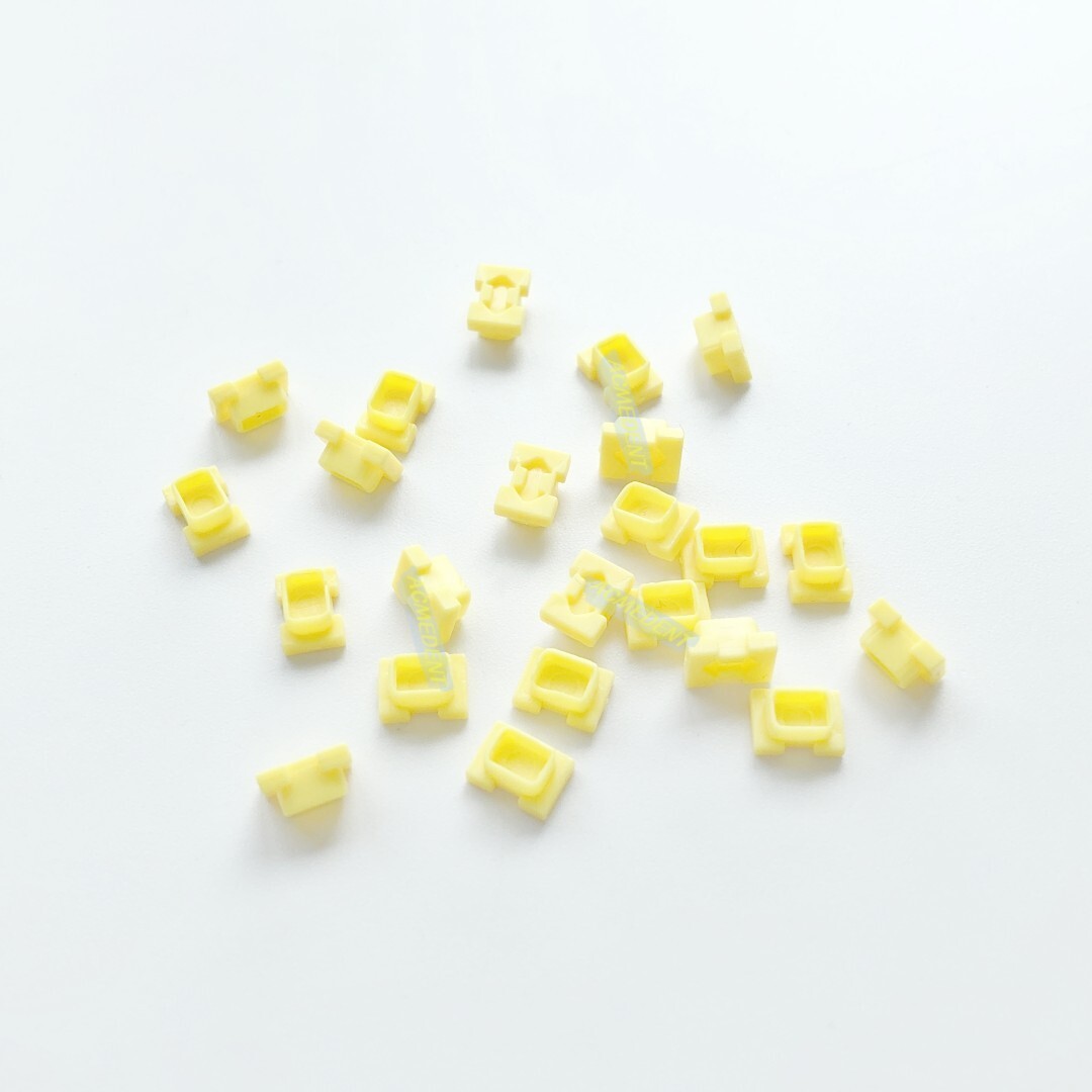 20Pcs Dental ITI Snap Caps Closed Tray NC Coping Impression Fit Straumann Yellow