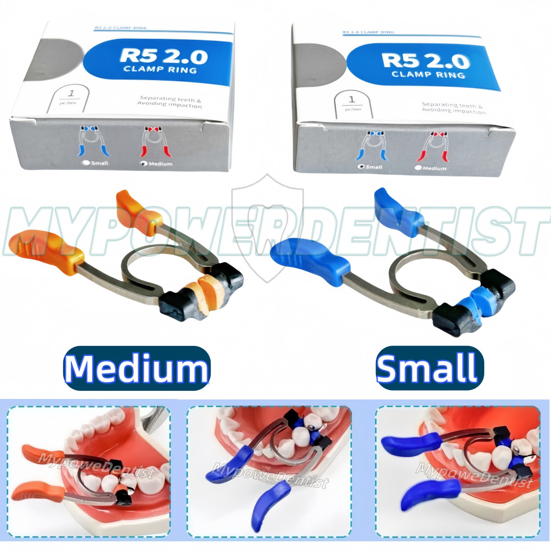Dental Matrix Band Ring Sectional Matrice Clamp Fit Garrison R5 2.0/R8 1.0