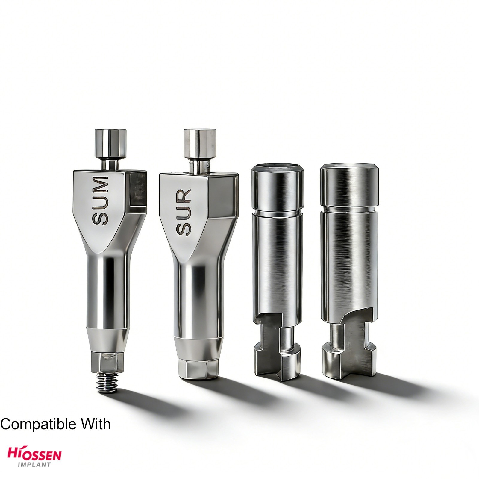 Dental Ti Abutment Healing Straight ZEST Locator Osstem Hiossen ET Lab Analog