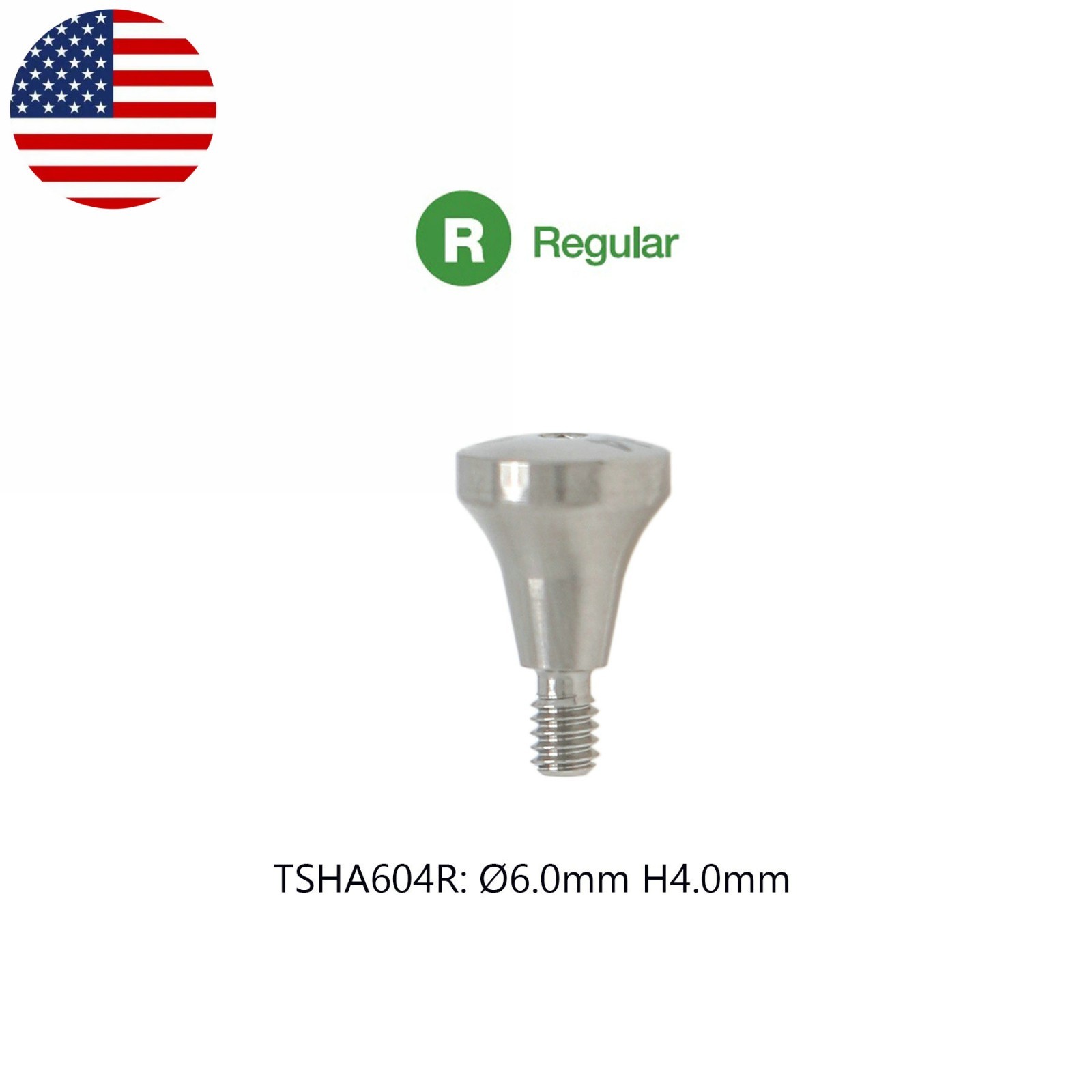 US Regular Dental Healing Abutment Fits Osstem Hiossen ET III SA/Osstem/DIO UF R