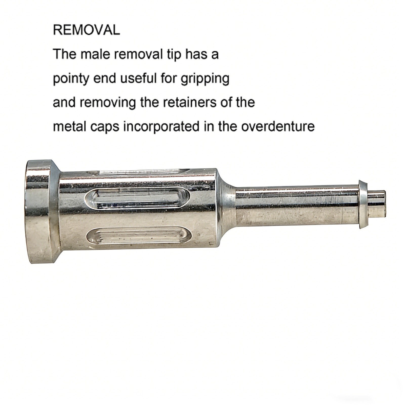 Dental Locator Core Tool Insertion Extraction Removal Male Caps Driver Zest fits
