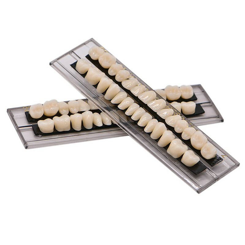 15 Sets Denture 23# Shade A2 Acrylic Resin Full Set Teeth Upper Lower Dental US