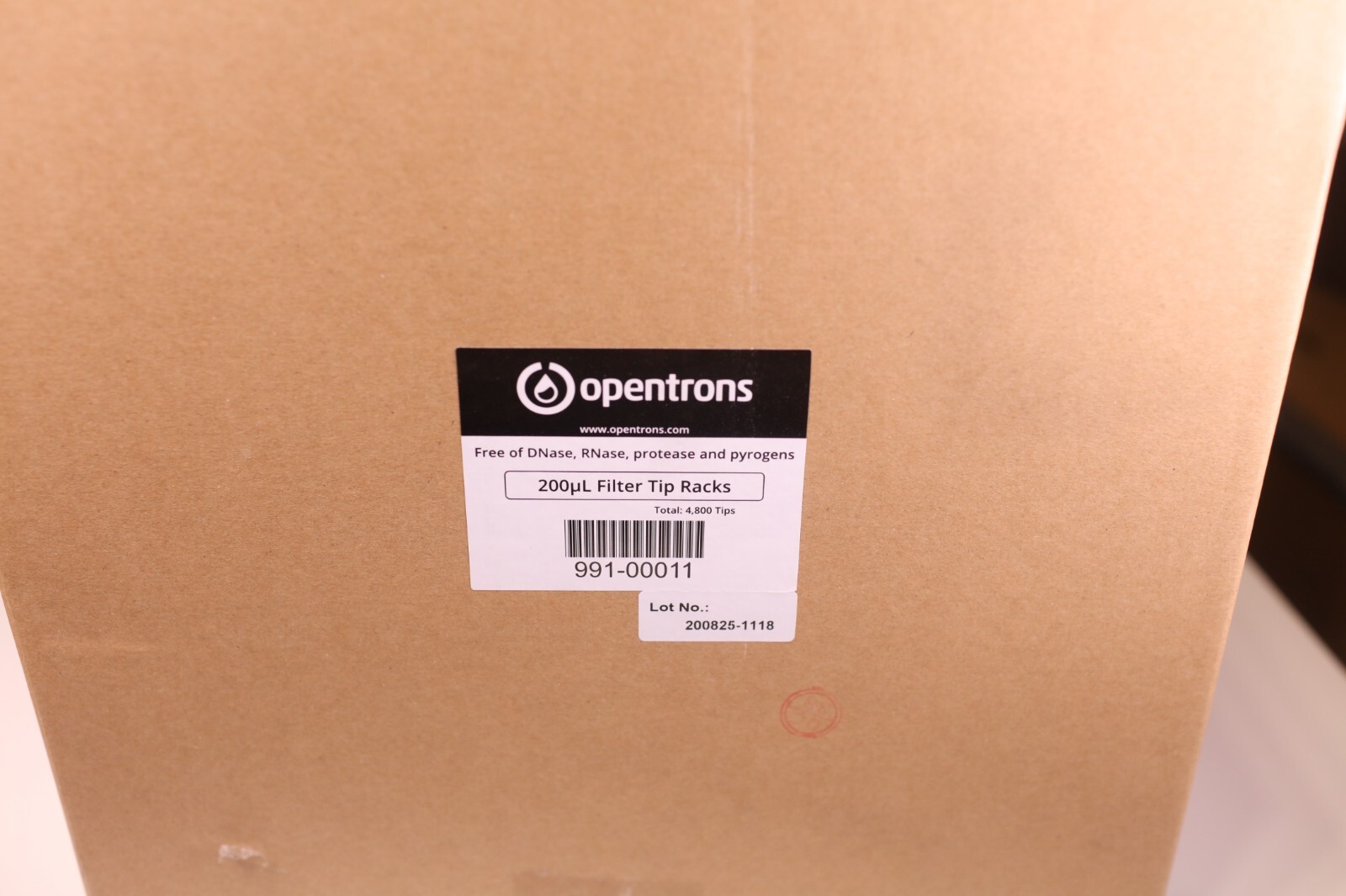 Opentrons 991-00011 200µL 200ul Filter Tip Racks – 4,800 TIPS – SEALED – NEW