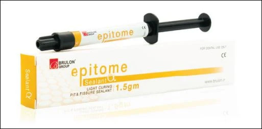 3 x Dental Epitome Light Curing High Stability Pit & Fissure Sealant 2gm Syr