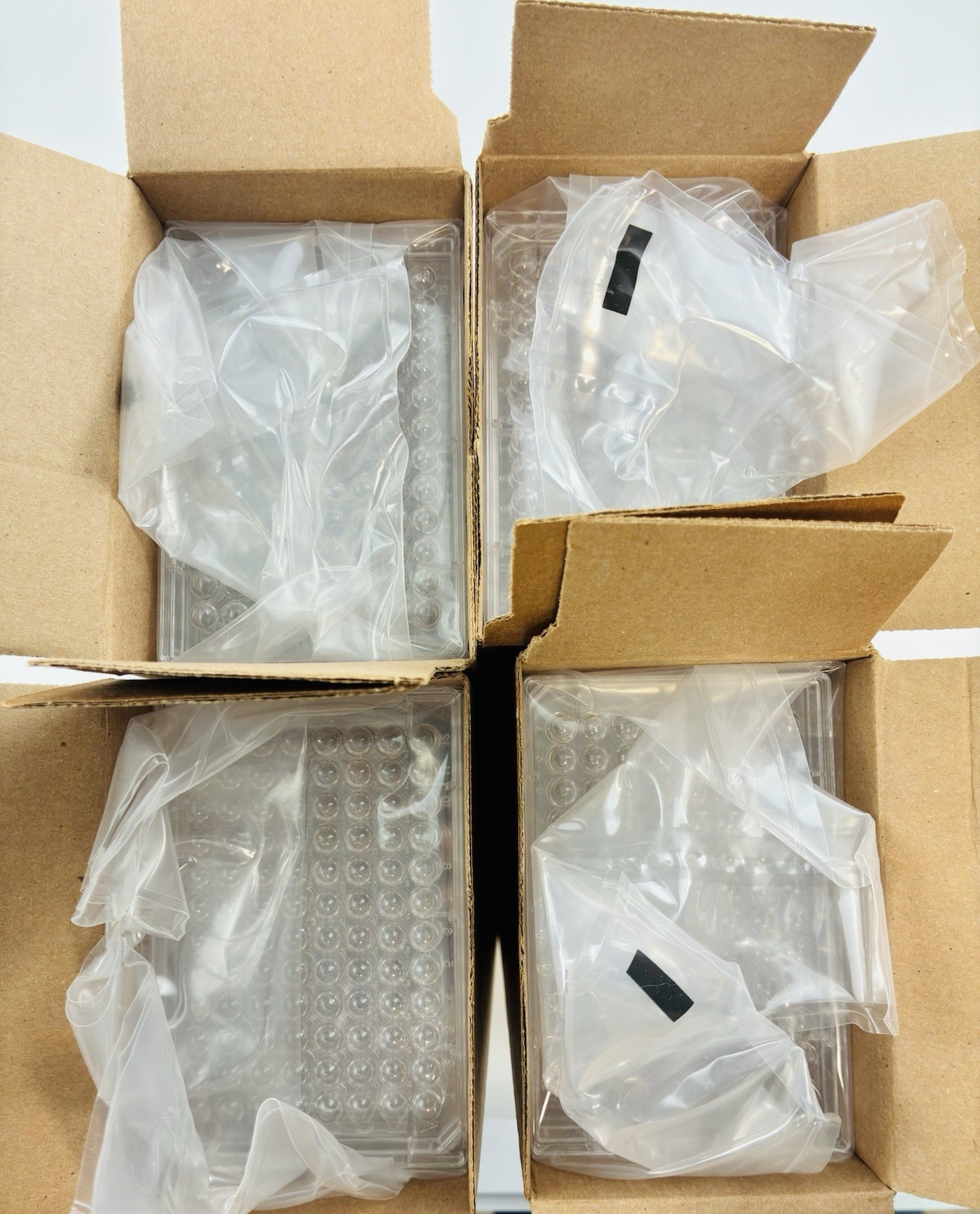 💥SEALED CORNING 3788 96-well Clear Round Bottom Polystyrene Microplate 4x Boxes