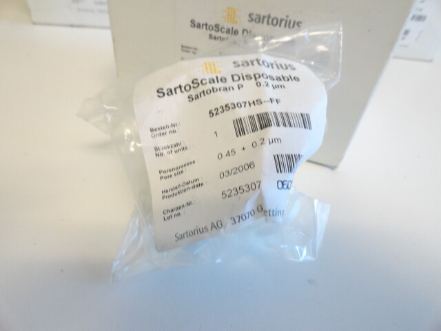 Lot of 20 Sartorius Sartoscale Disposable Filters 5235307HS–FF–M