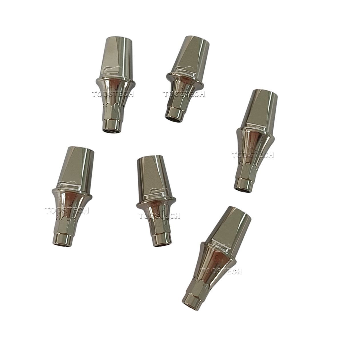 10pcs Titanium straight abutment fits to Megagen Blue diamond RC D5.0 GH1-4mm