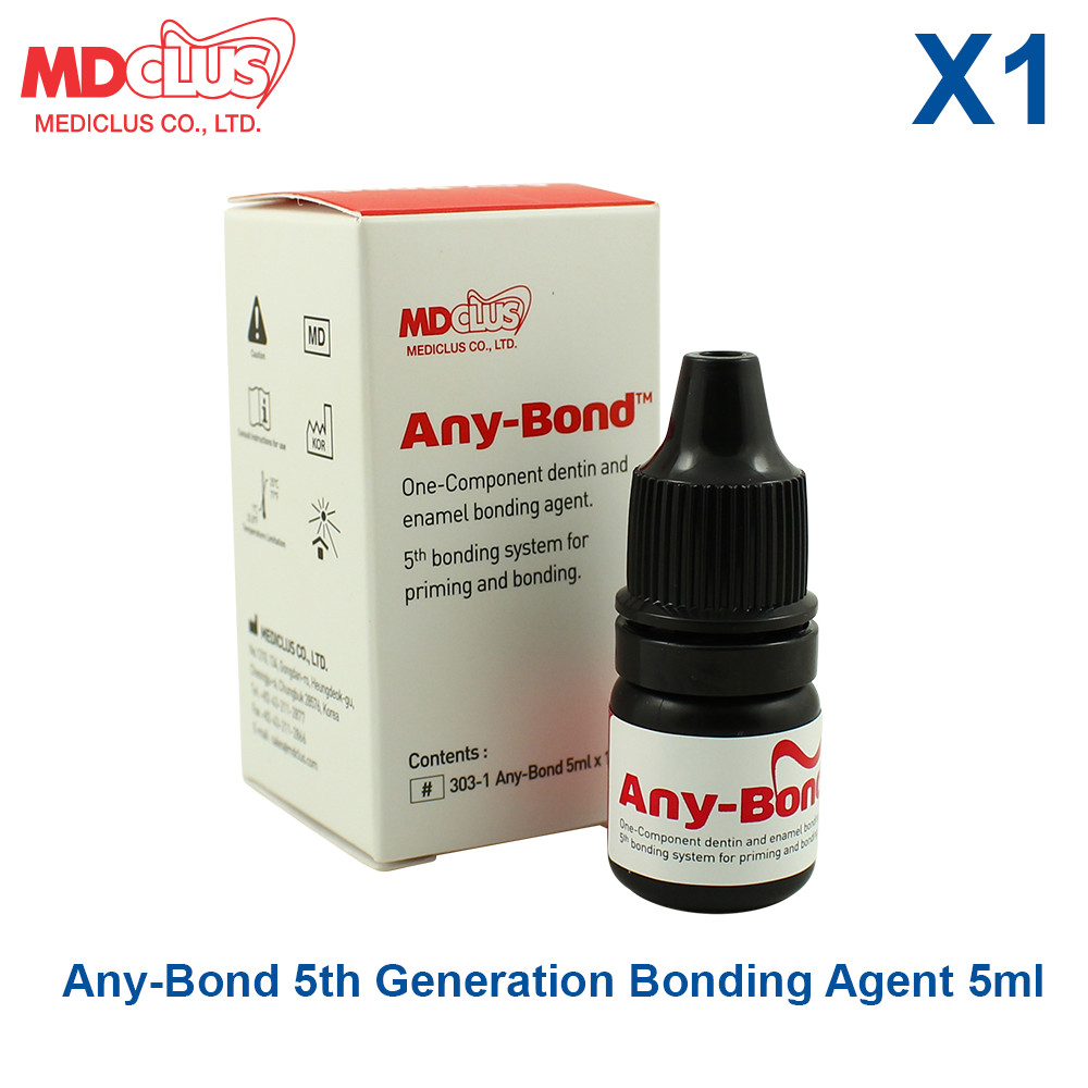 Dental MediClus Any-Bond 5th Generation Bonding Agent 5ml One-Step Adhesive