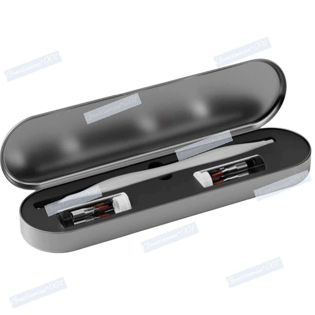 Dental Resin Brush Pen Replaceable Brushes Tips Straight Curved Head Mini Micro