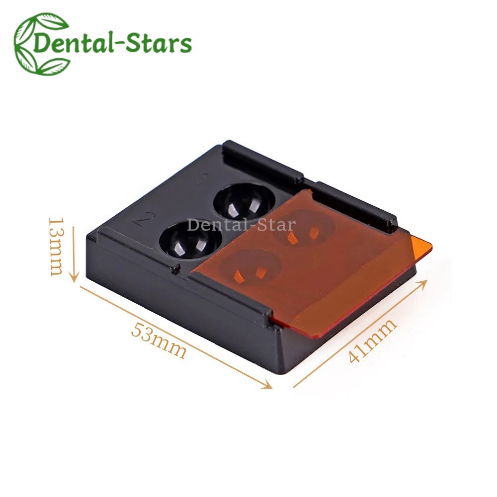 4Hole Dental Resin Shading Veneer Storage Box Adhesive Mixing Wells Palette Tray