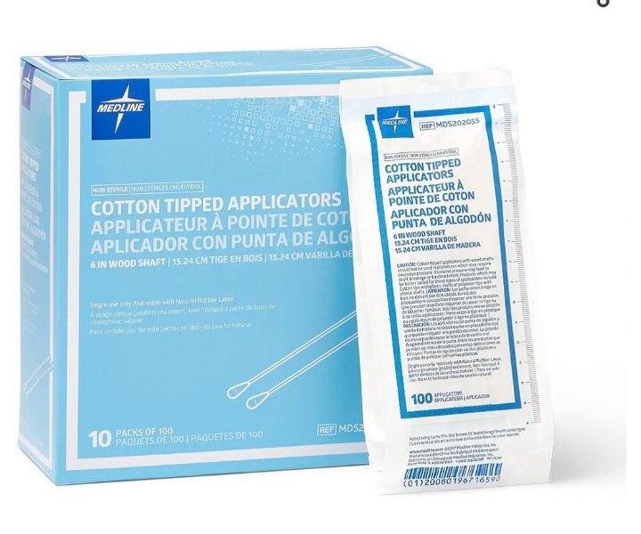 4000 Non-Sterile Disposable 6″ Inch Cotton Tipped Applicators (BB)