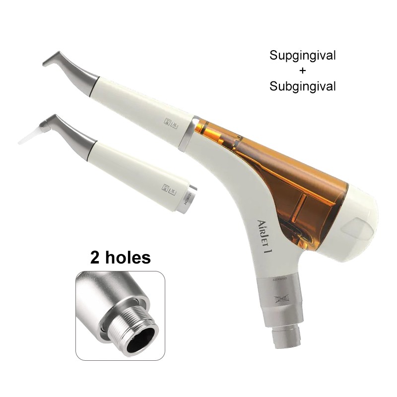 Dental Air Polisher Supragingival/Subgingival 2 in 1 Teeth Whitening Sandblaster