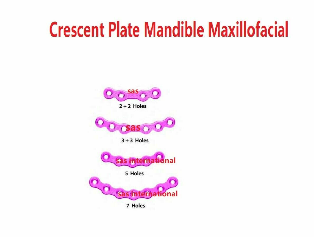Maxillofacial Adaption Orbital Plate mandible products lot of 5 pcs