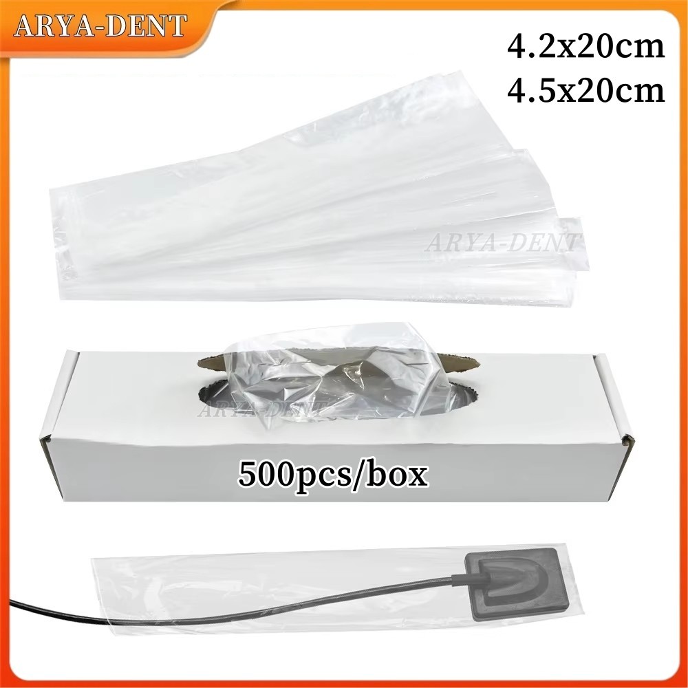 500pcs/box Disposable Plastic Dental Digital Sensor Sleeves Protector Film Cover