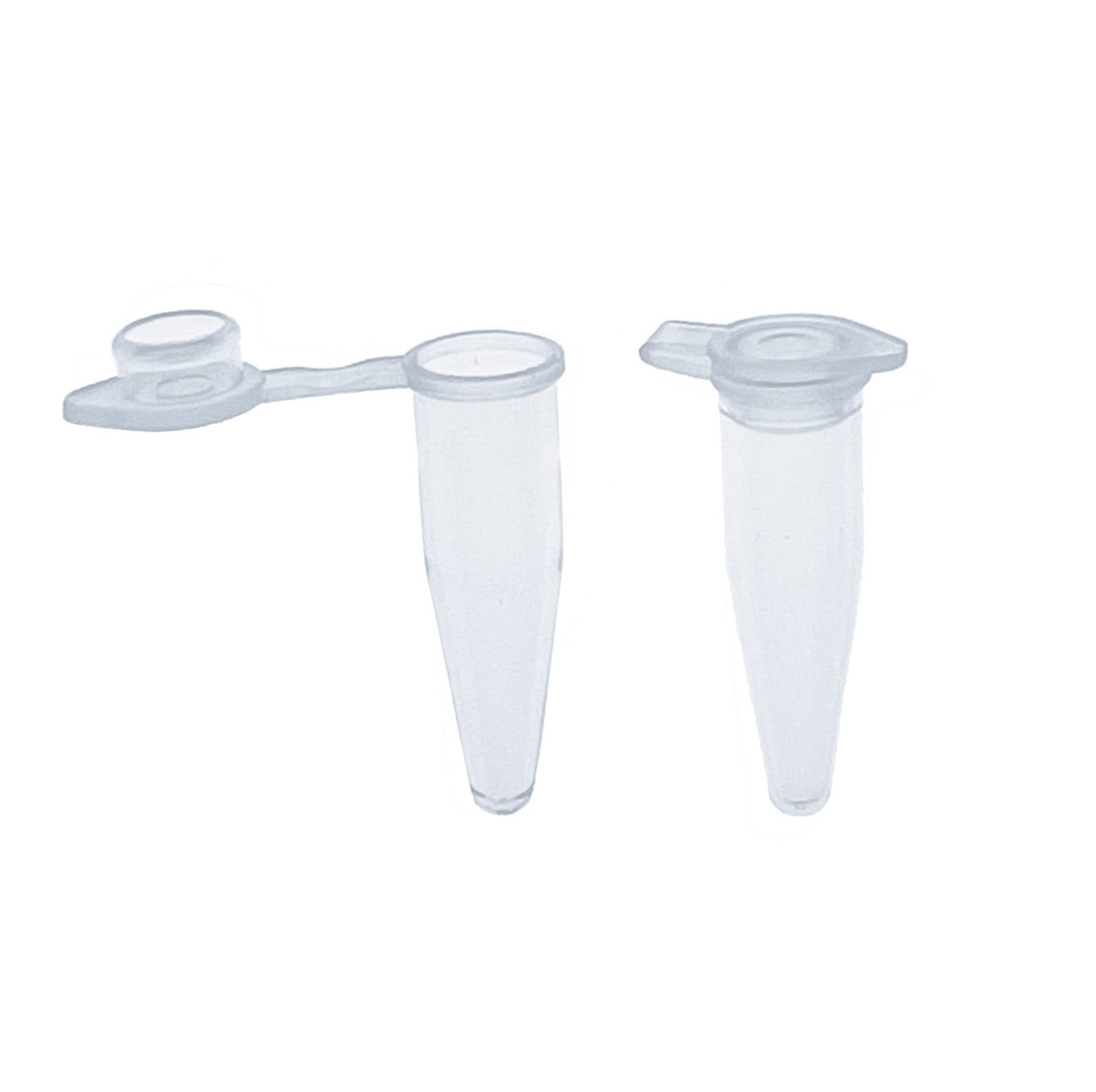 1000 PCS PCR Tube With Flat Cap 0.2 ml Microcentrifuge Reaction Tubes Vial