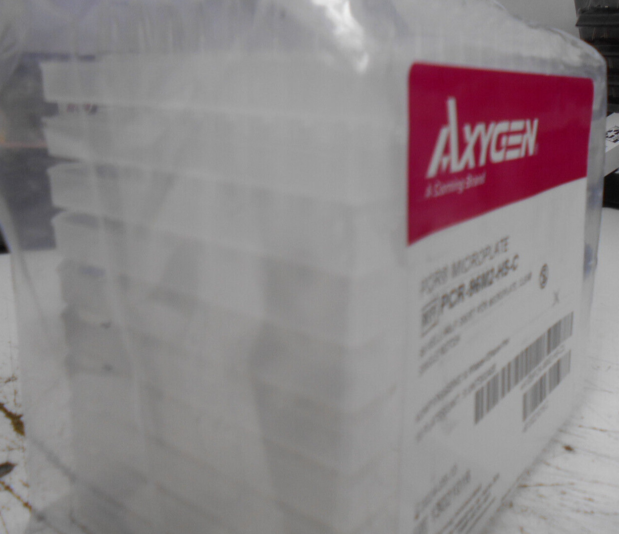 AXYGEN MICROPLATE PCR-96M2-HS-C 96 WELL HALF SKIRT CLEAR SINGLE NOTCH PKG of 10