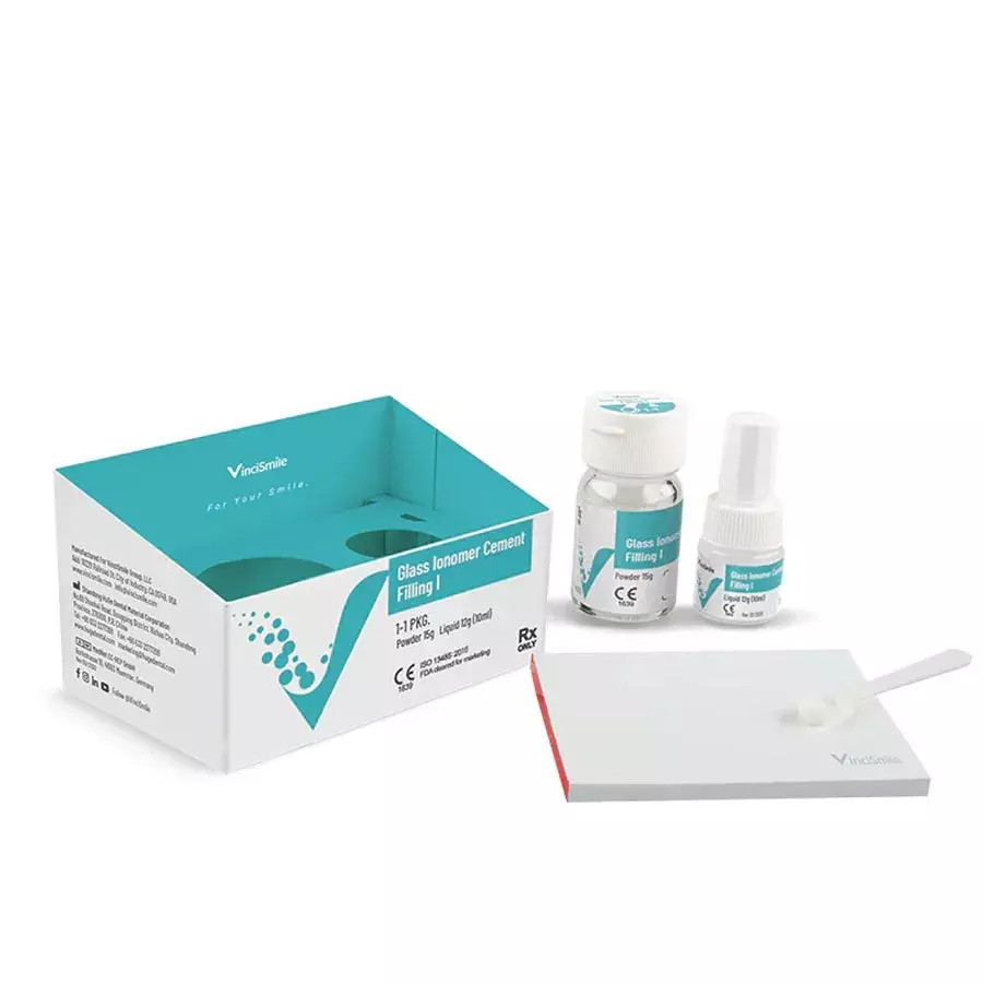 Vincismile Dental Filling-I Glass Ionomer Self-Adhesive Restorative Cement.