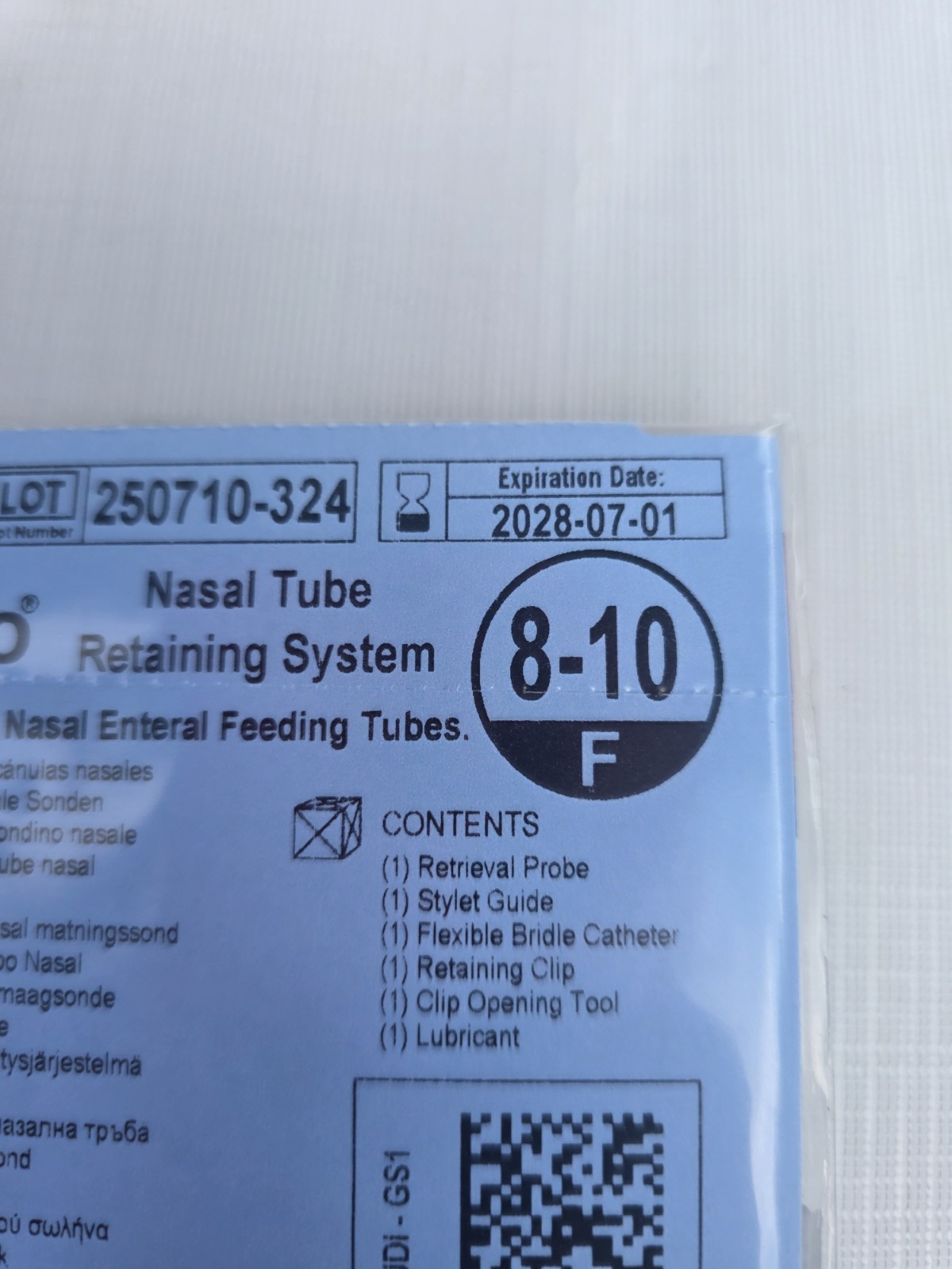 (1) Bridle Pro Bridle Nasal Tube Retaining System REF# 4-420810- 8-10F