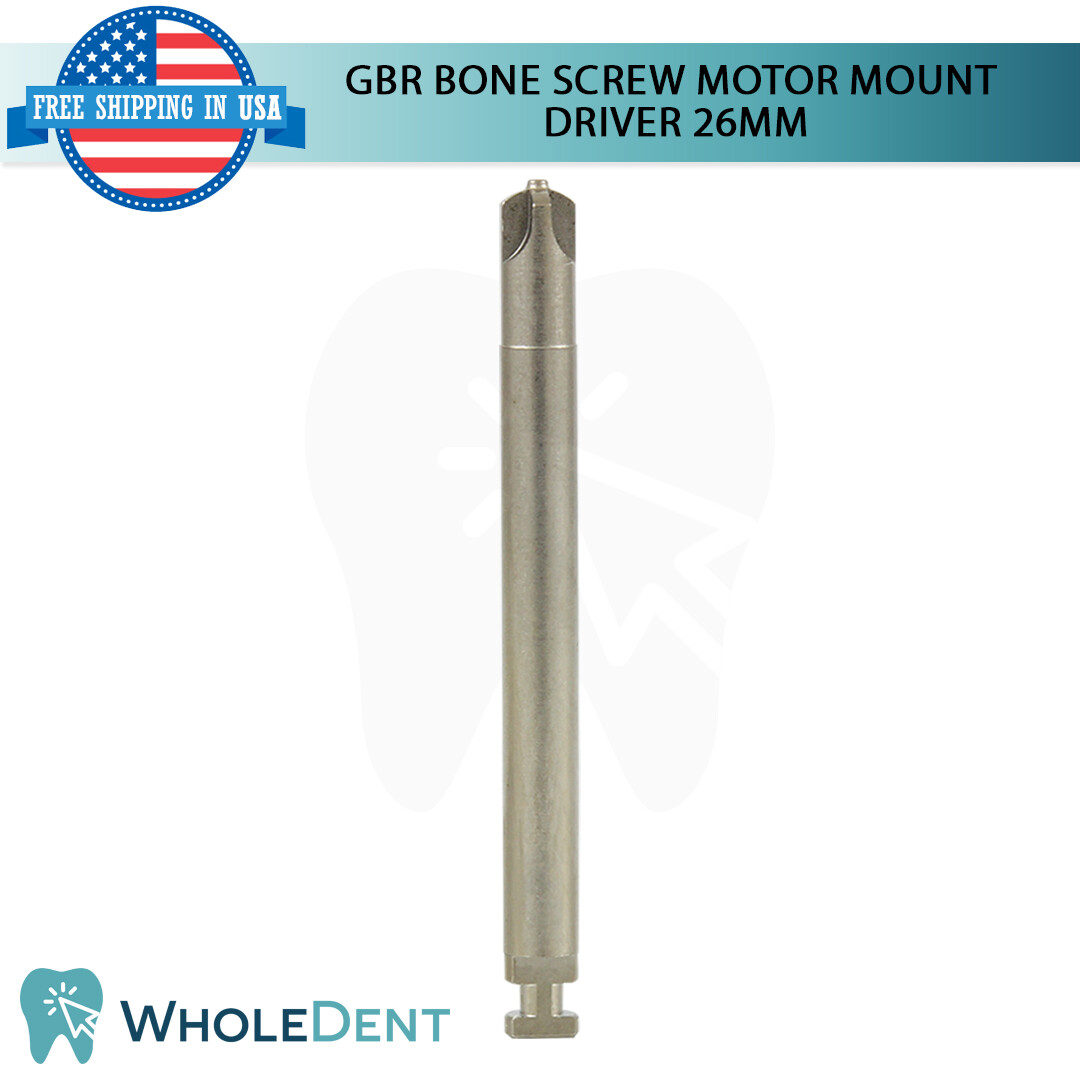 GBR System Bone Regeneration Screw Tack Motor Mount Driver 26mm, Dental Implant