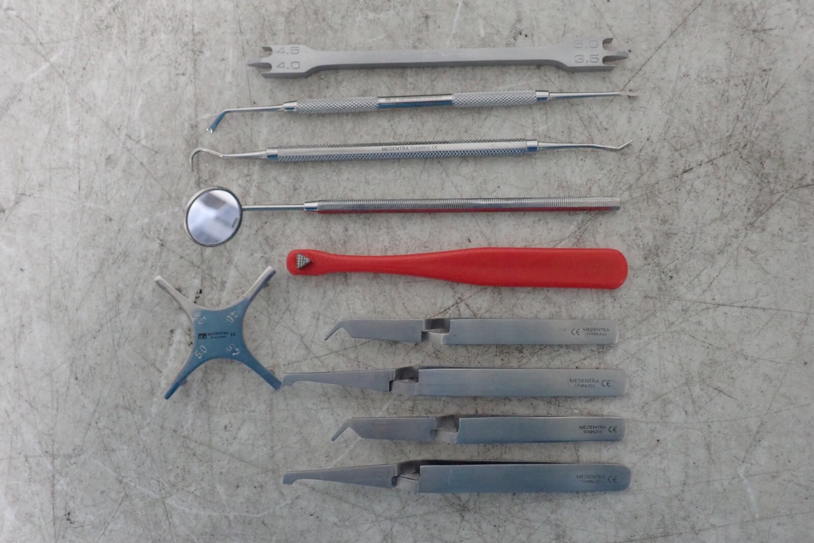 Lot of 10 Medentra Dental Instruments