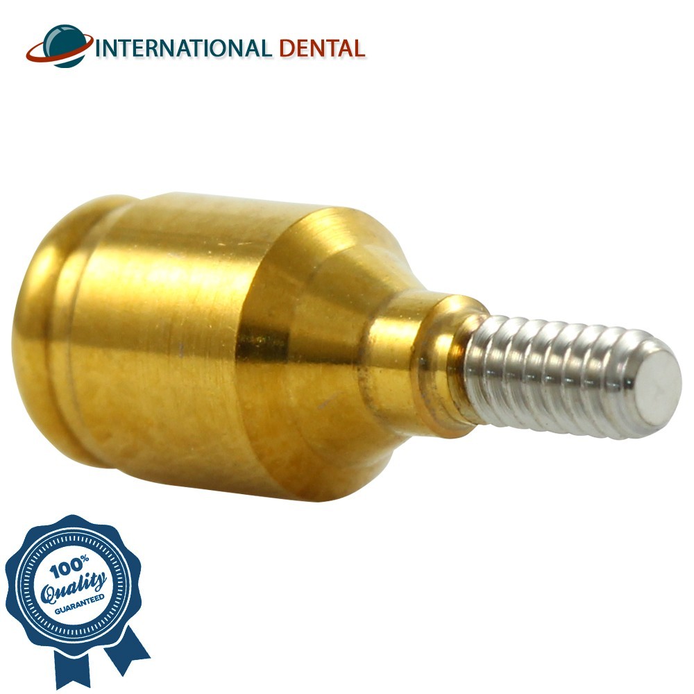 Titanium Dental Straight Lokator Attachment Slim Platform Int Hex 2.0mm