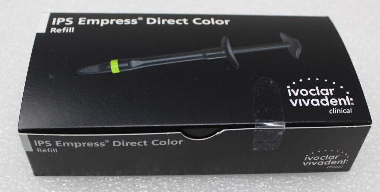 NEW Ivoclar Vivadent Ips Empress Direct Color Refill Brown 637905AN 1X1g Grey