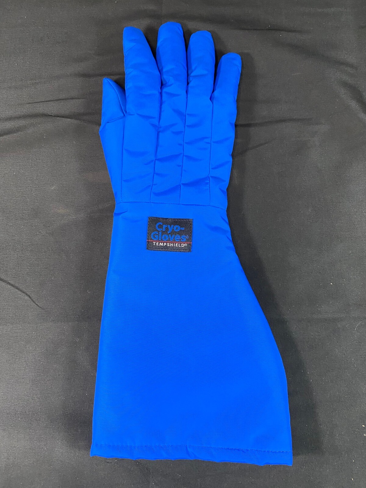 TEMPSHIELD Elbow Cryo-Glove Single Right Hand Only Dry Ice Handling 9 Blue EBM