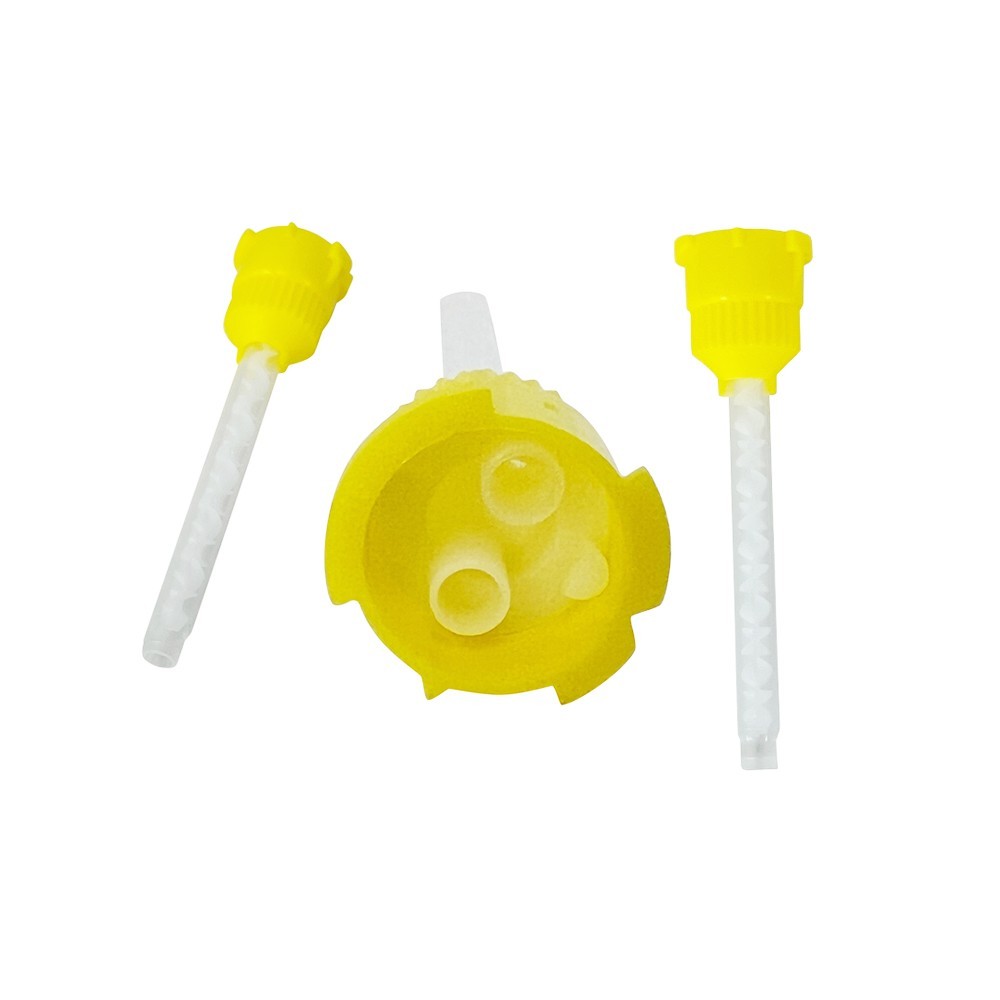 50 PCS Yellow Mixing Tips 4.2mm for 50ML Impression Material Cartridges