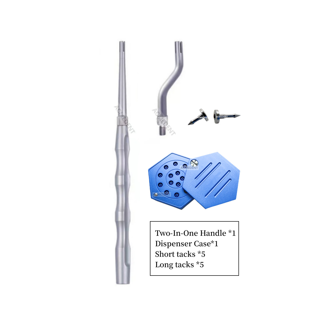 Dental GBR Bone Tack Pins Membrane Fixation Pin TAC Catcher Dispener Case Handle