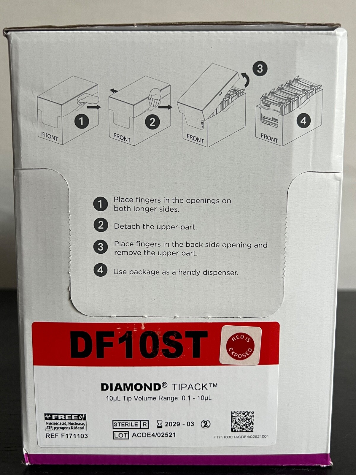 GILSON DIAMOND Pipette Tips DF10ST, 0.1-10 µL, 960 w/filter – Sterile 3/2029