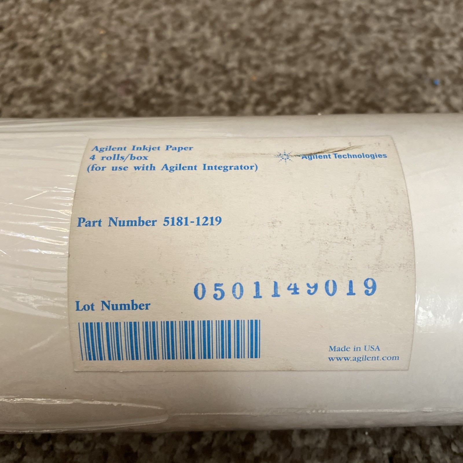 Hewlett Packard Agilent Technologies 5181-1219 Perforated Paper – NEW NOS