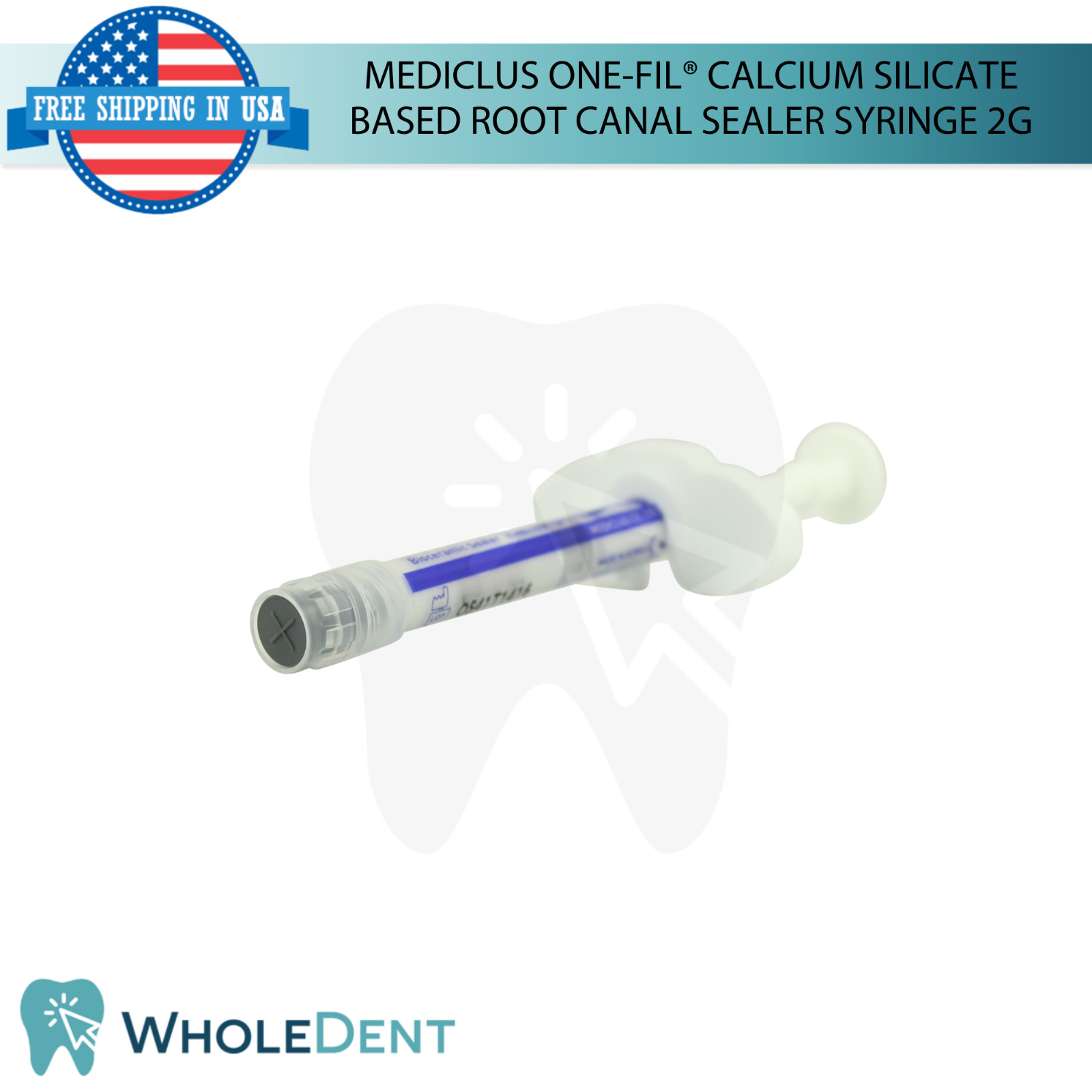 Dental One-Fil® Calcium Silicate Based Ro0t Canal Sealer Syringe 2g Bioceramic