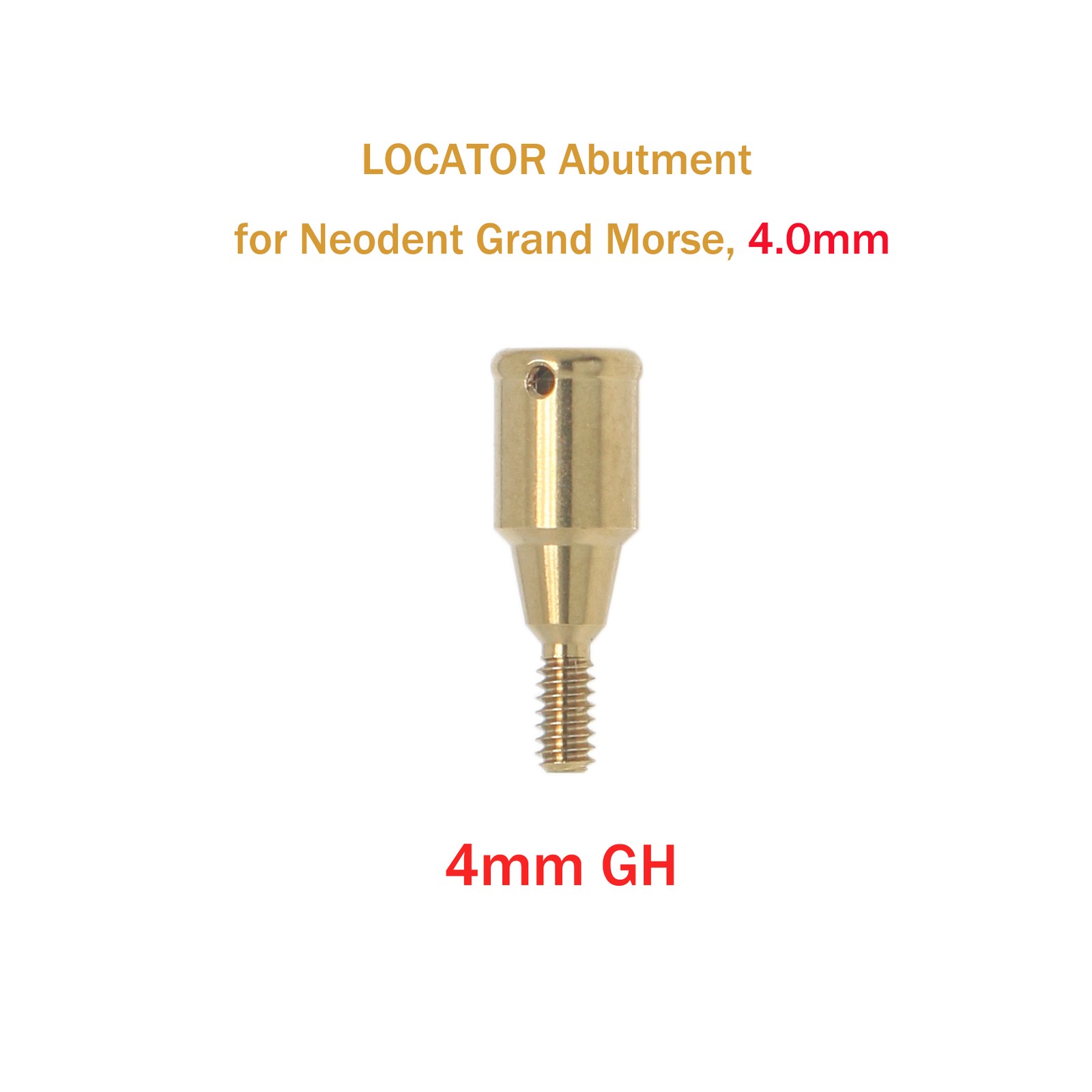 Locator Overdenture Abutment & Male Caps Kit for Neodent GRAND MORSE GM Tools