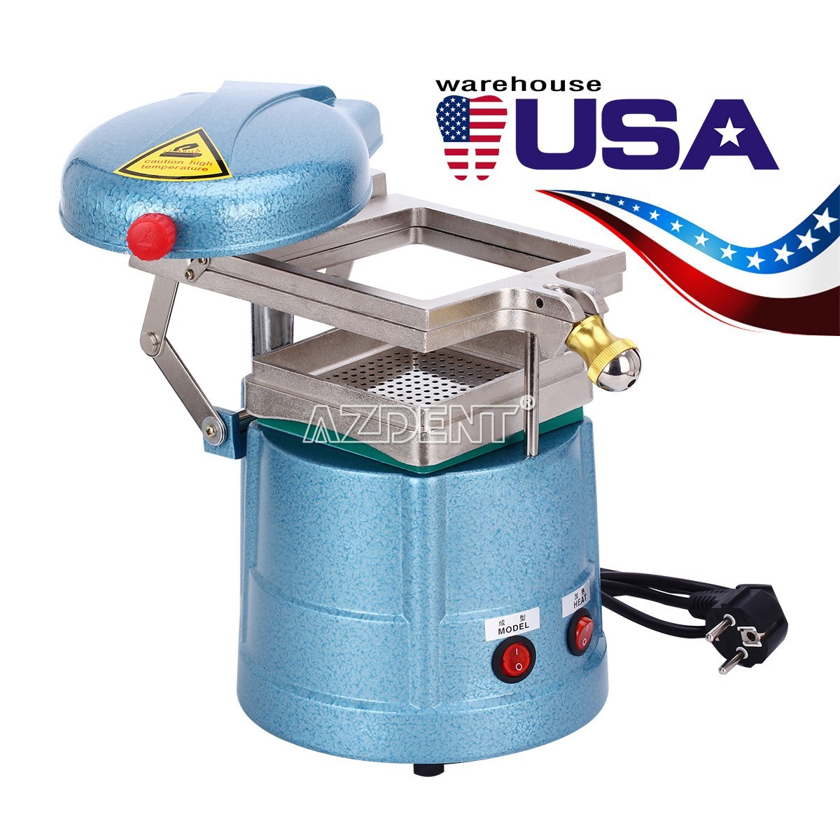 Dental Vacuum Molding Forming Machine Former Heat Thermoforming Lab Equipment