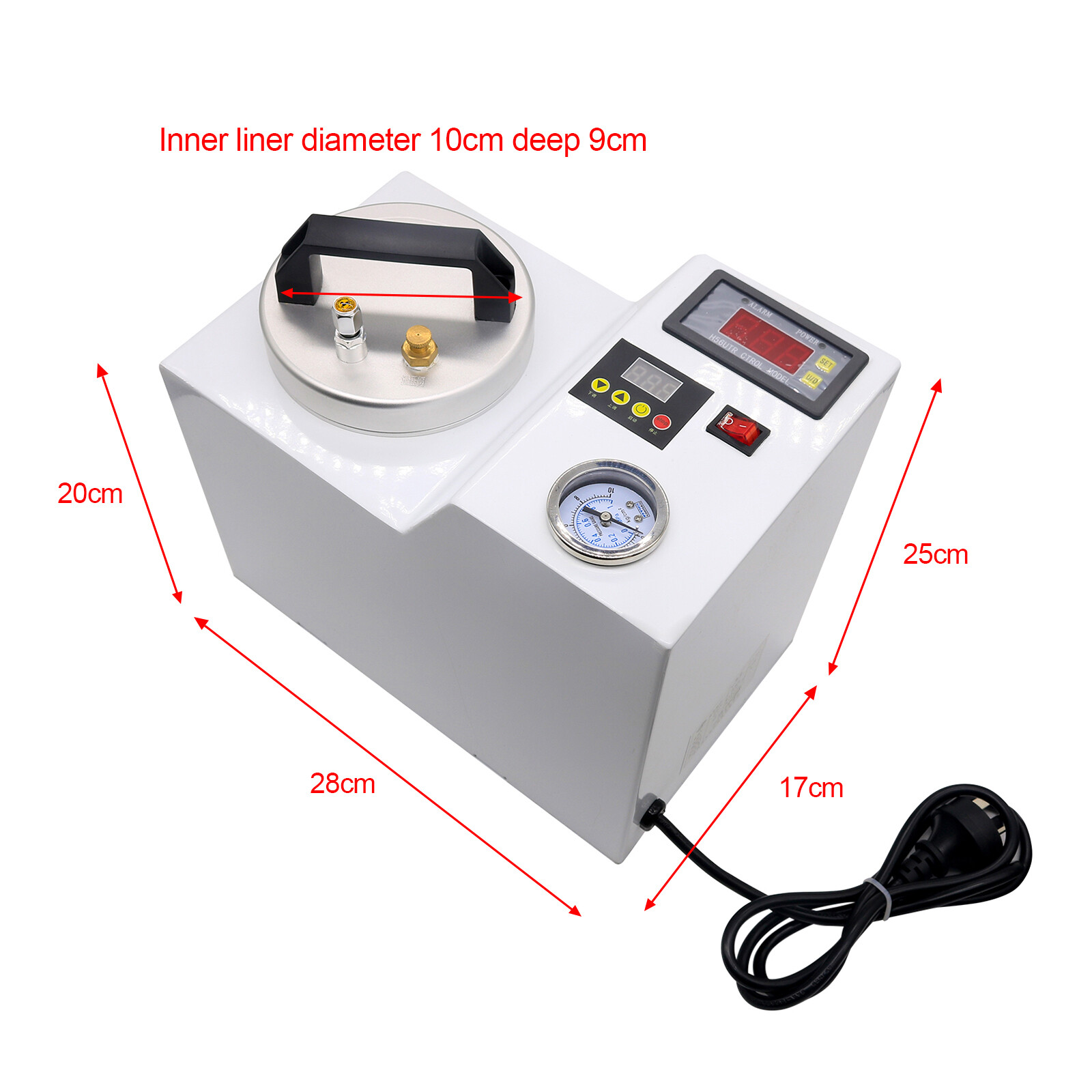 Dental Portable Digital Built-in Air Pump Pressure Polymerizer Aggregator JG-231