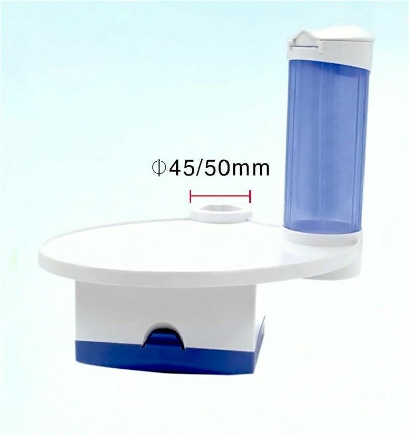3-in-1 Cup Storage Holder w/ Tissue Box +Tray Plate for Dental Chair Unit