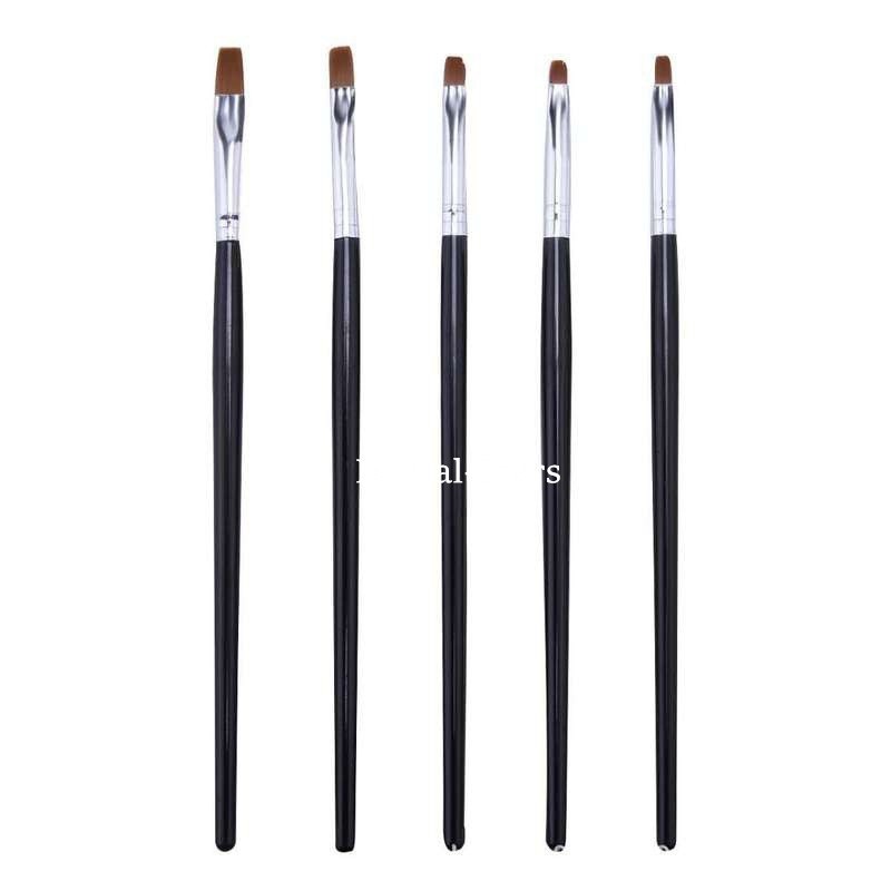 5 Pcs Dental Porcelain Brush Pen For Adhesive Composite Shaping Pens DIY Drawing