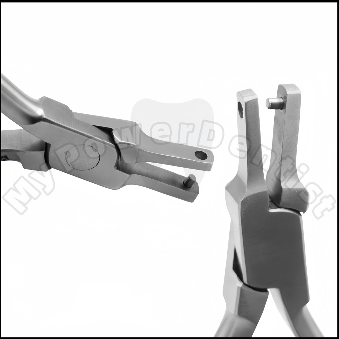 1Pc Dental Mini Dot Dimple Dental Aligner Plier Orthodontic Retainer Clear Brace