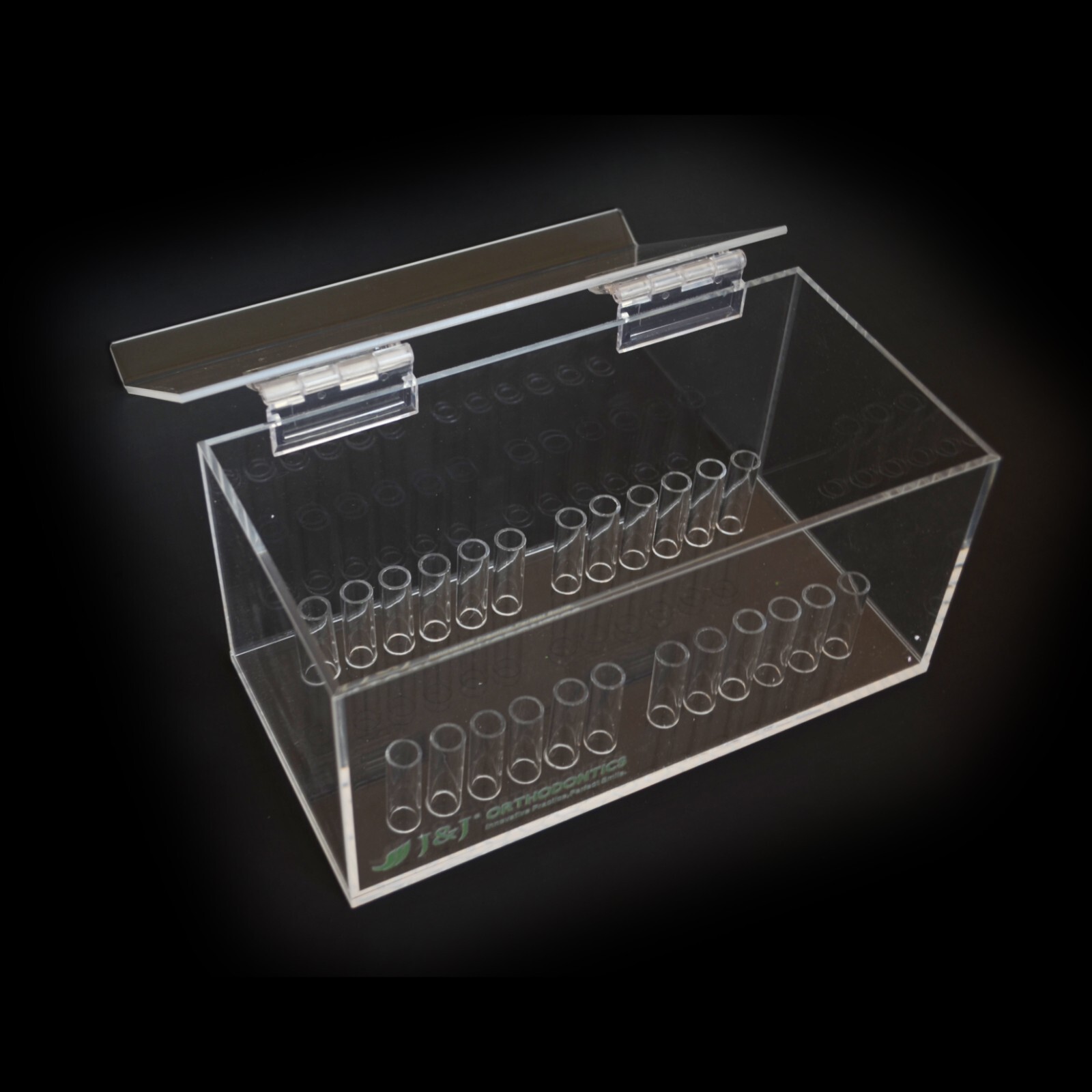 J&J Ortho™ Arch Wire Box Holder / Organizer with Hinged Cover