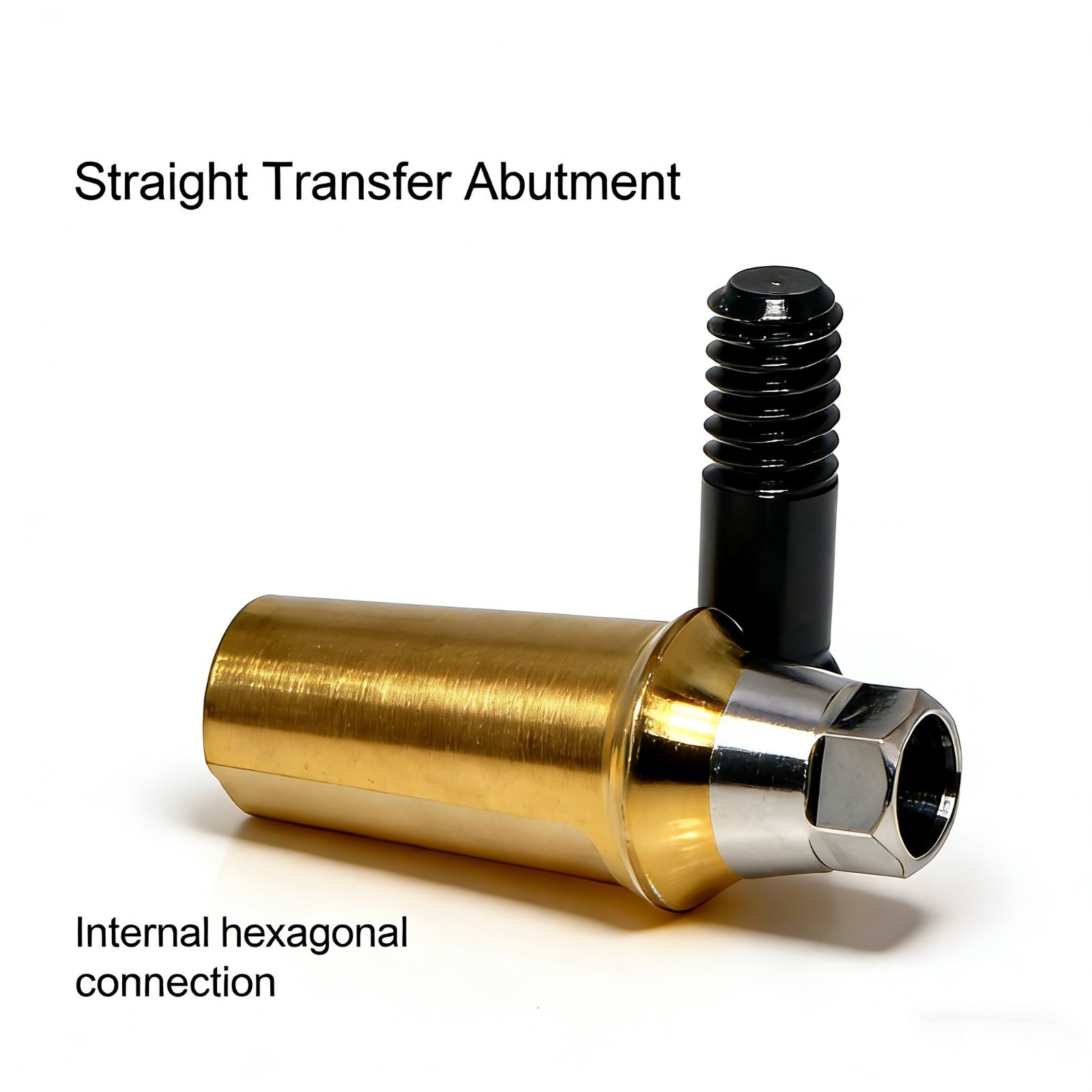 Hiossen ET/TS Dental Titanium Hex Cemented Straight Abutment Mini/Regular Plat