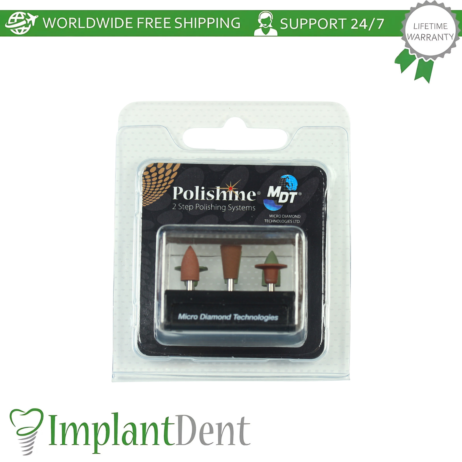 MDT Polishine PLU Kit Universal Polishing System Fine & Medium Grit Type