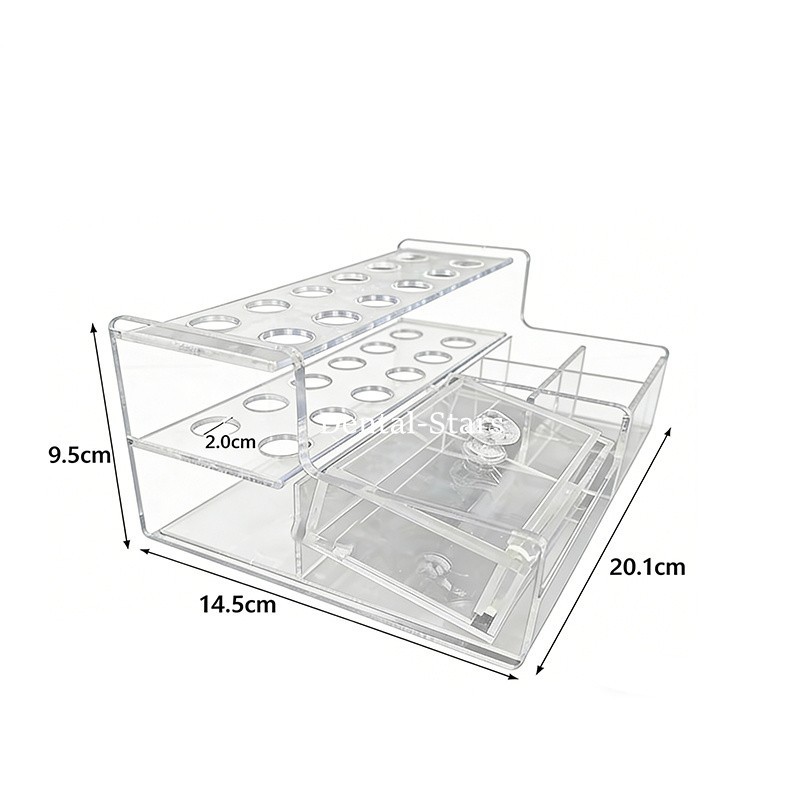 Dental Resin Placement Rack Acrylic Material Storage Box Applicator Holder USA